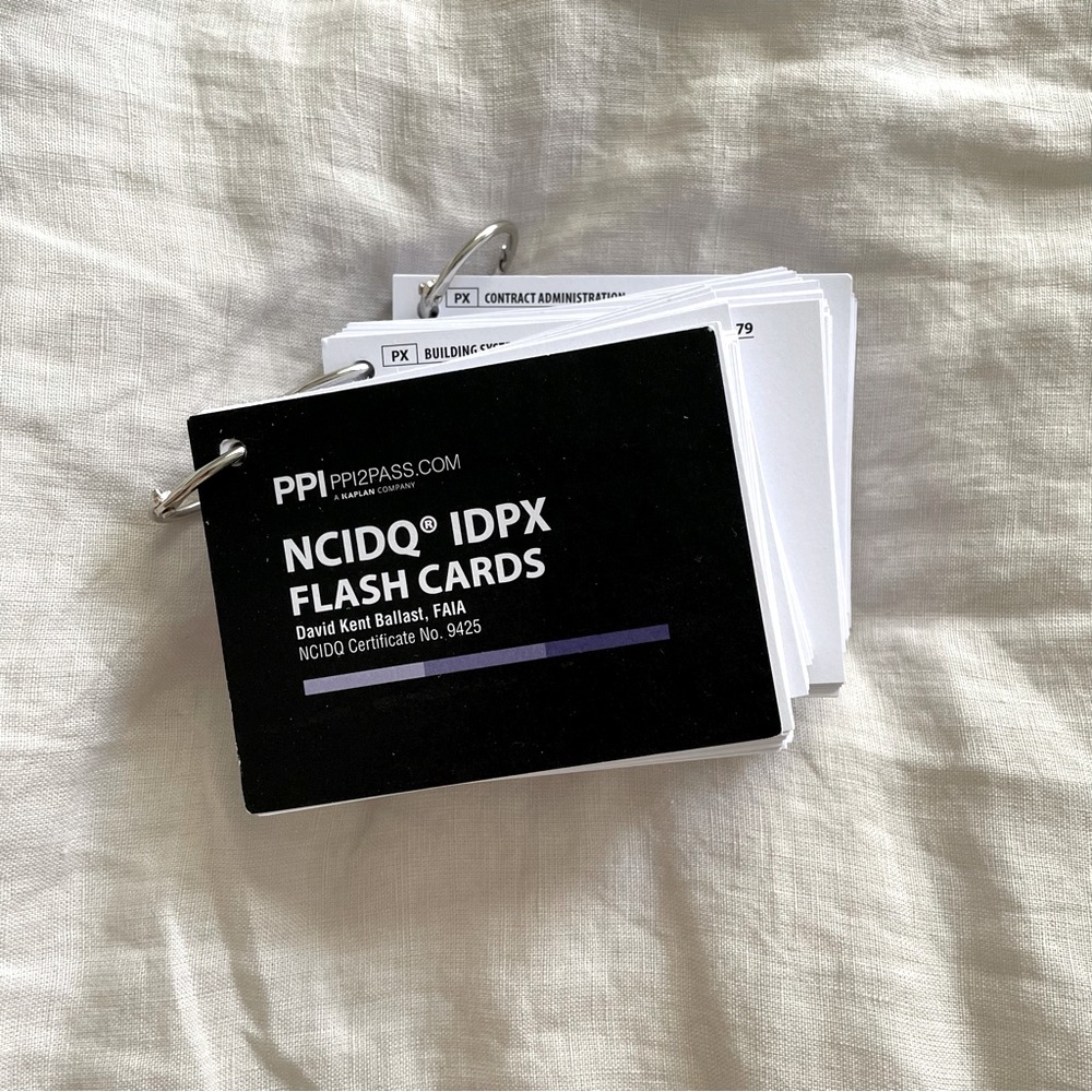 PPI IDPX Flash Cards, First Edition